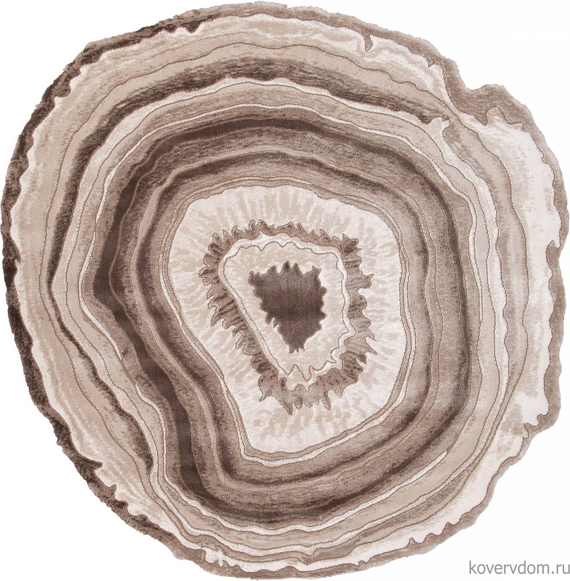 Ковер SAFIR 00847A BROWN / BROWN Овал