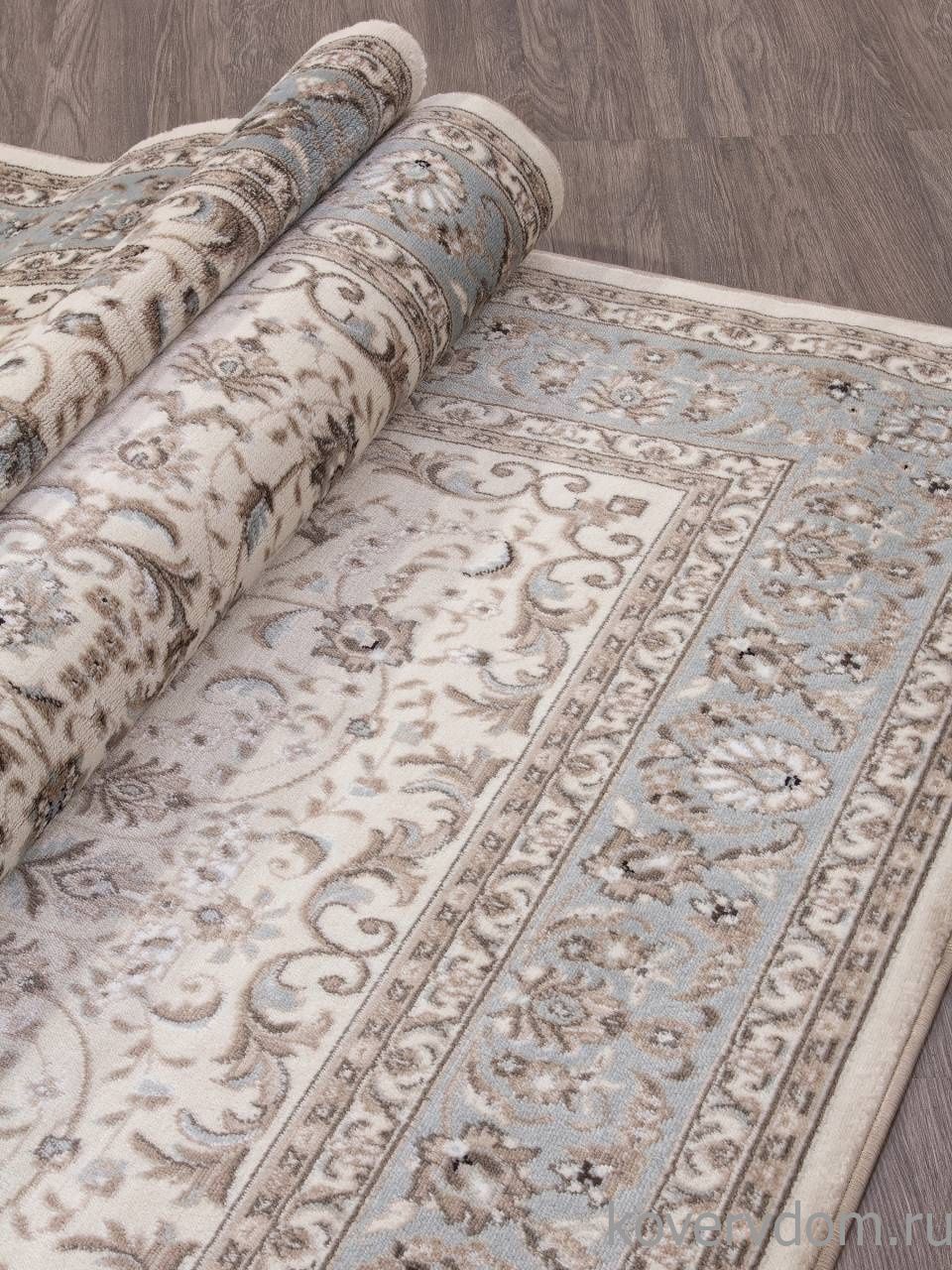 Ковер VALENCIA DELUXE F014 CREAM-L.BLUE Ковер VALENCIA DELUXE F014 CREAM-L.BLUE